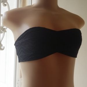 PINK Victoria Secret Black Tribal Bandeau